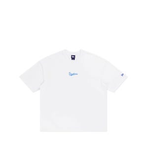 Oversize Ss Tee Mlb Sf Serve Grphi New York Yankees Unisex T-Shirt - White