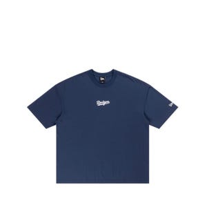 Oversize Ss Tee Mlb Sf Serve Grphi Los Angeles Dodgers Unisex T-Shirt - Blue