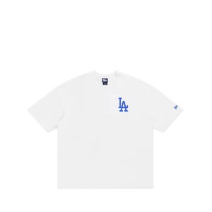 Oversize Ss Tee Mlb Cnb Logo Los Angeles Dodgers Unisex T-Shirt - White