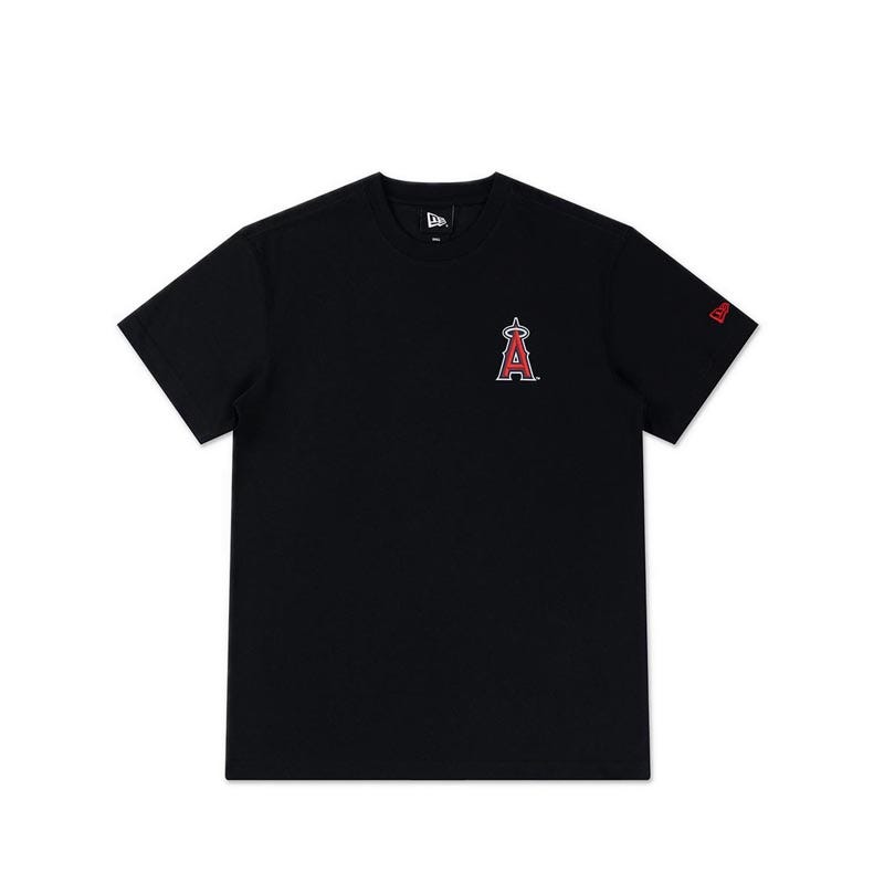 Ss Tee 59fifty Pack City Seri Los Angeles Angels Men's T-shirt - Black