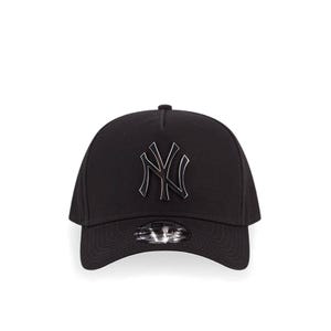 9FORTY A-Frame Mlb Matel Badge Slv New York Yankees Men's Cap - Black