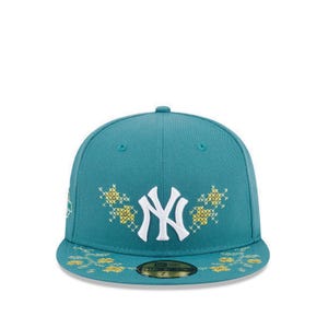 5950 Pack Garden New York Yankeesco Men's Caps - Pine Needle Green