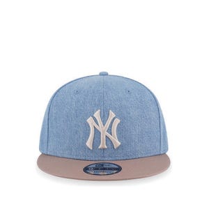 950Sb Two Tone Neyyan Men's Caps - Light Denim/ Camel