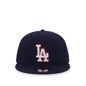 9FIFTY Snapback Outline New Orchid Los Angeles Dodgers Men's Caps - Navy