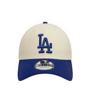 940 Colour Block Los Angeles Dodgers Men's Caps - Light Cream