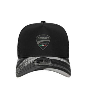 9FORTY Print E-Frame Trucker Ducati Men's Caps - Black