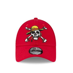940 Luffy One Piece Men's Caps - Scarlet