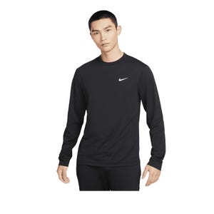 Dri-FIT UV Hyverse Men's Long-Sleeve Fitness Top - Black