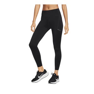 Swift Women's High-Waisted 7/8 Running Leggings - Black