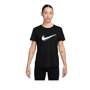 One Swoosh Women's Dri-FIT Short-Sleeve Running Top - Black