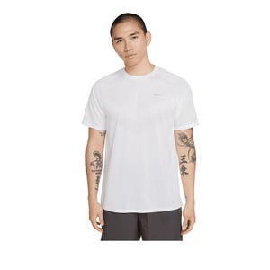 Stride Men's Dri-FIT ADV Short-Sleeve Running Top - White