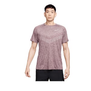 Stride Men's Dri-FIT ADV Short-Sleeve Running Top - Burgundy