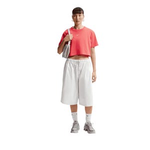 Sportswear Women's Loose Short-Sleeve Cropped T-Shirt (A/W) - Orange