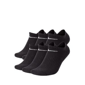 Everyday Cushioned Training No-Show Socks (6 Pairs) - Black