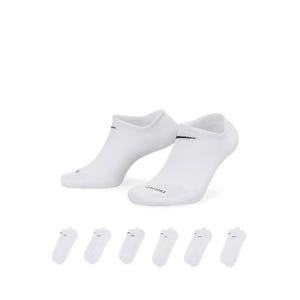 Everyday Lightweight Training No-Show Socks (6 Pairs) - White