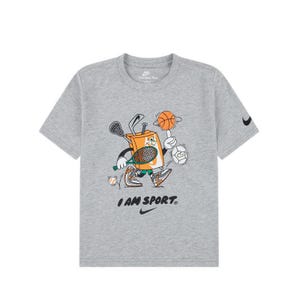 Nike Young Athlete Boxy Boy's T-Shirt - Grey