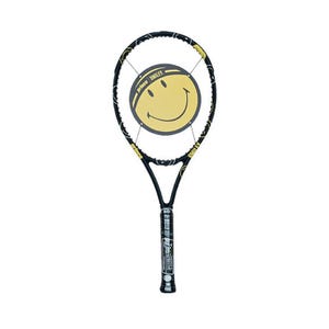 x Smiley Beast Unstrung 265g G02 Tennis Racket - Black/Yellow