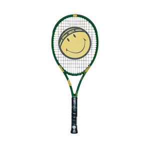 x Smiley Beast Power Strung 285g G02 Tennis Racket - Green/Yellow