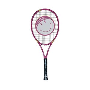 x Smiley Beast Power Women Strung 285g G02 Tennis Racket - Pink/Yellow