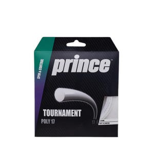 Tournament Polyester 17L Tennis String - White