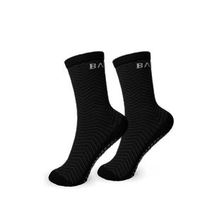BAHE Studio Grippy Crew Socks Unisex Yoga Accessories - Anthracite