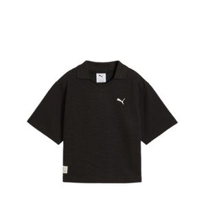 CLASS Relaxed Polo Tee Women's Lifestyle T-Shirt - Black