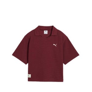 CLASS Relaxed Polo Tee Women's Lifestyle T-Shirt - Maroon