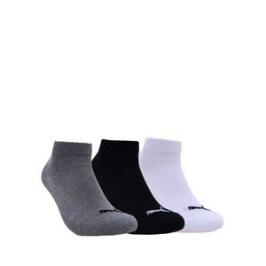 Quarter 3Pairs Unisex Socks - White