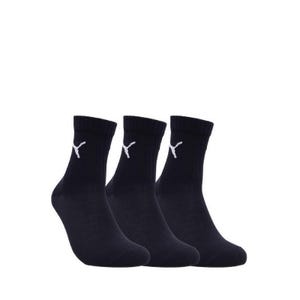 Unisex Short Sock 3P - Black