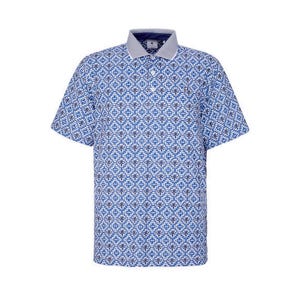 Puma X Ptc Tile Polo Men's - White Glow-Deep Navy