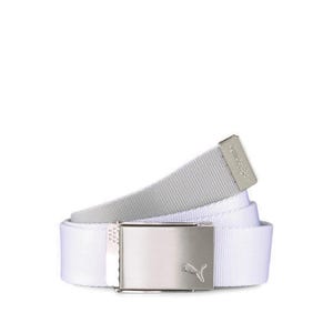 Puma Golf Reversible Webbing Men's Golf Belt - Bright White