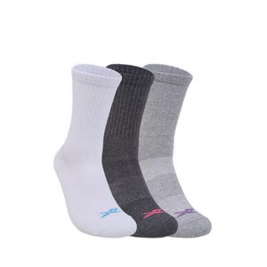 3P Daria Crew Women's Socks - Dark Grey/Melange/White