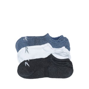 3P Arta Low Cut Men's Socks - White/Melange/Black