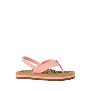 Little Ahi Kids Girls Sandals - Leopard/Canyon Sunset