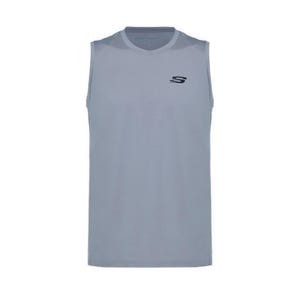 Men Sports Sleveless T-Shirts - Opal Gray
