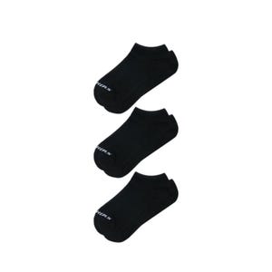 No Show CTN B001 3PK Unisex Socks - Black