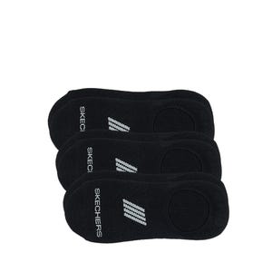 3pk Womens Non Terry No Show Women - Black