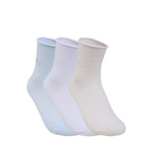 3Pk Womens Non Terry Anklet - Blue