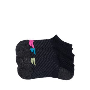 3pk Womens 1/2 Terry Low Cut Women - Black Combo