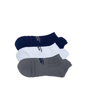 3Pk Non Terry Low Cut Men - Navy