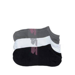 3Pk Microfiber Non Terry No Show Women - Multi