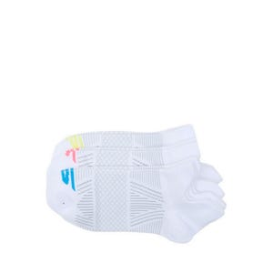 3Pk Toe / Heel Terry Low Cut Women - White Blue