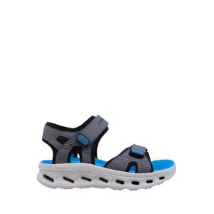 Go Walk Glide-Step 2.0 Sandal Boy's Lifestyle Shoes - Charcoal