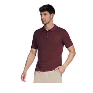 Off Duty Polo Men's - Charcoal Red