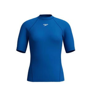 Mens End+ Short Sleeve Rash Guard - Turkish Sea