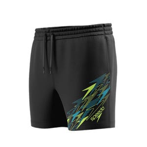 Medley Logo Watershort16" - Anthracite/Hyperteal