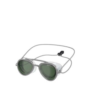 Adult Sunny G Mariner Mirrored Goggles - Silver / Emerald / Silver Mirror