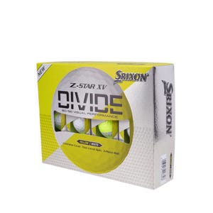 Zstar9 XV Divide Golf Ball Mens - White/Yellow