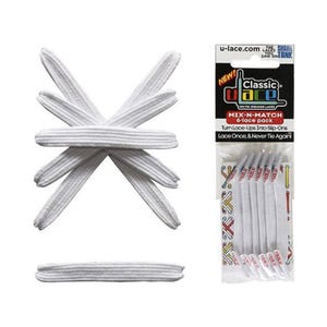 2016 Mix-n-Match Unisex Shoe Lace - White