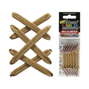 2016 Mix-N-Match Unisex Shoe Lace - Metallic Gold